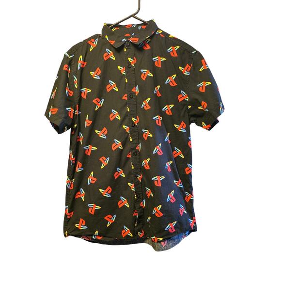 Playstation Button Down Shirt - Gamer Style - Picture 1 of 4